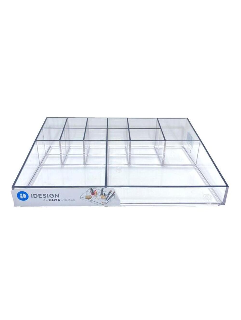Makeup Organizer Clear Cosmetic iDesign 13 Compartment Countertop